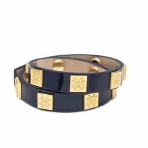 Rustic Cuff Meagen Patent Double Wrap Bracelet